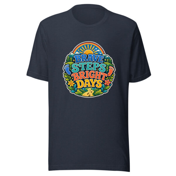 BRAVE STEPS BRIGHT DAYS Heartbeat-20260622-codex-fallback Graphic Tee mockup 13