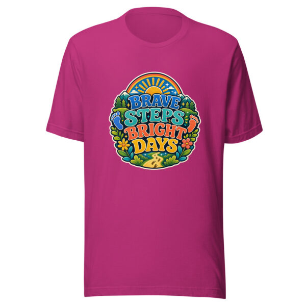 BRAVE STEPS BRIGHT DAYS Heartbeat-20260622-codex-fallback Graphic Tee mockup 15