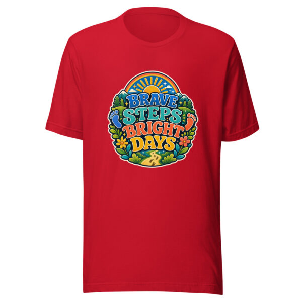 BRAVE STEPS BRIGHT DAYS Heartbeat-20260622-codex-fallback Graphic Tee mockup 20