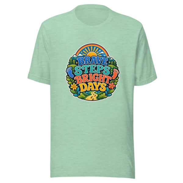 BRAVE STEPS BRIGHT DAYS Heartbeat-20260622-codex-fallback Graphic Tee mockup 24