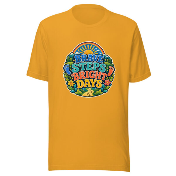 BRAVE STEPS BRIGHT DAYS Heartbeat-20260622-codex-fallback Graphic Tee mockup 4