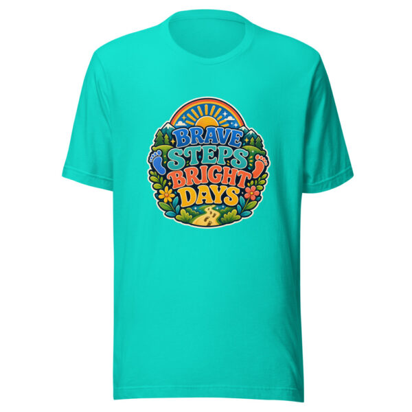 BRAVE STEPS BRIGHT DAYS Heartbeat-20260622-codex-fallback Graphic Tee mockup 6