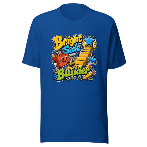 Bright Side Builder Graphic Tee mockup 3