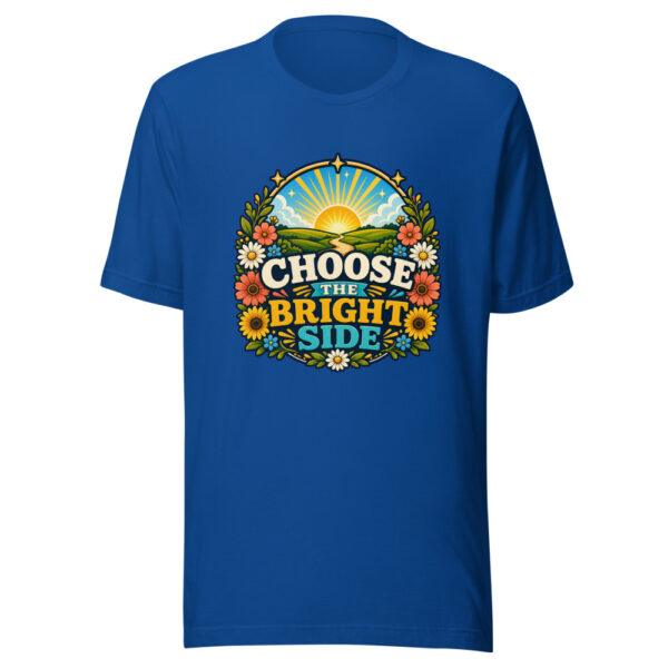 CHOOSE THE BRIGHT SIDE Heartbeat-20260623-codex-fallback Graphic Tee mockup 3