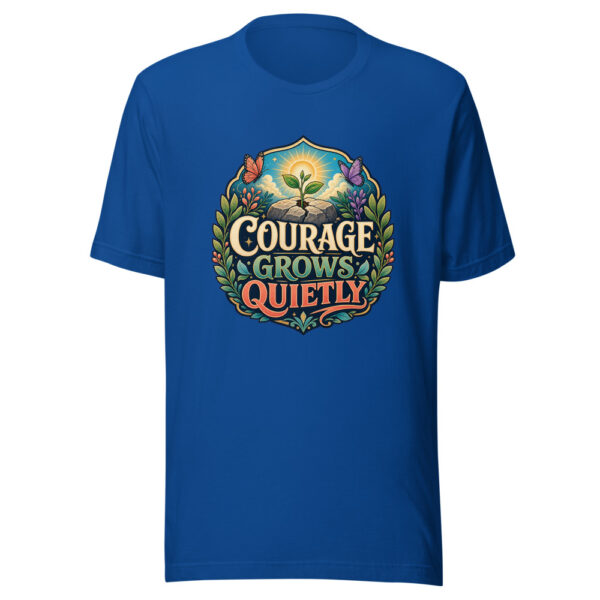 COURAGE GROWS QUIETLY Heartbeat-20260624-codex-fallback Graphic Tee mockup 2 COURAGE GROWS QUIETLY Heartbeat-20260624-codex-fallback Graphic Tee mockup 2