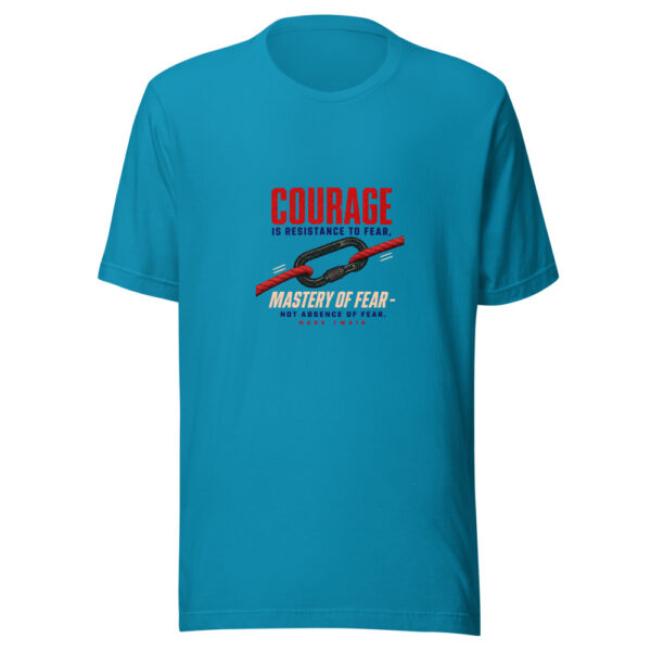 Courage Is Resistance To Fear Mastery Of Fear Not Absence Of Fear - Mark Twain Courage-resistance-mark-twain Graphic Tee mockup 2 Courage Is Resistance To Fear Mastery Of Fear Not Absence Of Fear - Mark Twain Courage-resistance-mark-twain Graphic Tee mockup 2