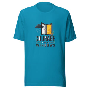 Courage Opens Windows Heartbeat-20260629T211142Z Graphic Tee mockup 1 Courage Opens Windows Heartbeat-20260629T211142Z Graphic Tee front view