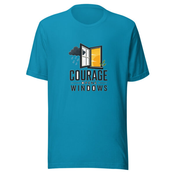 Courage Opens Windows Heartbeat-20260629T211142Z Graphic Tee front view