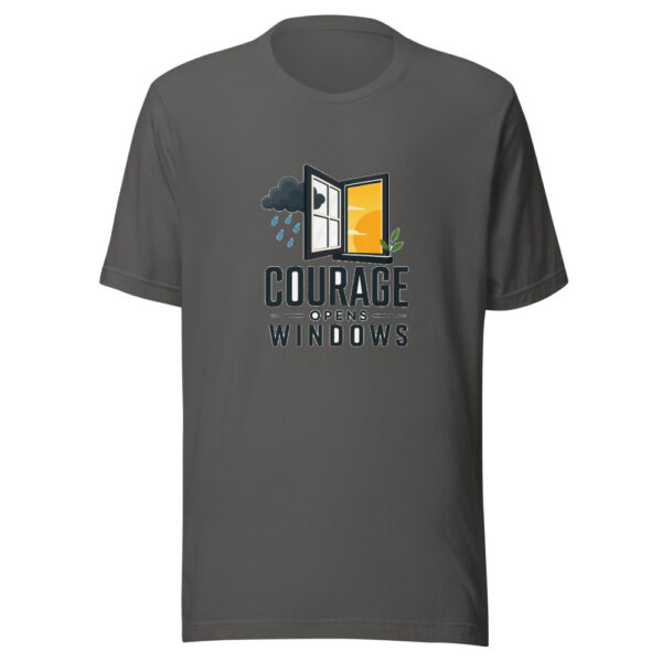 Courage Opens Windows Heartbeat-20260629T211142Z Graphic Tee mockup 10