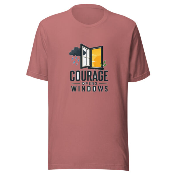 Courage Opens Windows Heartbeat-20260629T211142Z Graphic Tee mockup 21