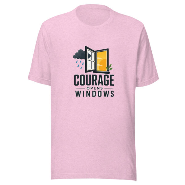 Courage Opens Windows Heartbeat-20260629T211142Z Graphic Tee mockup 23