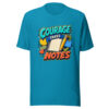 Courage Takes Notes Graphic Tee mockup 2