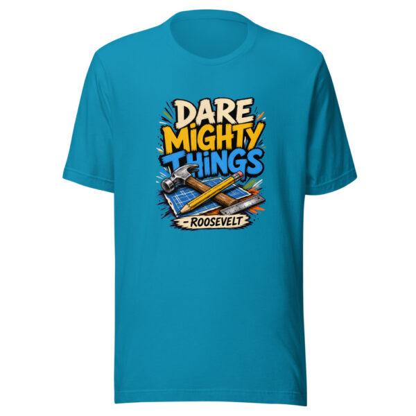 Dare Mighty Things - Roosevelt Graphic Tee mockup 2