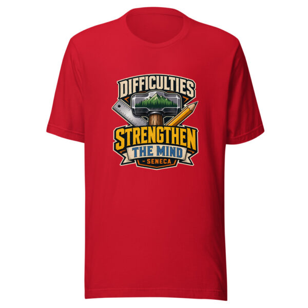 Difficulties Strengthen The Mind - Seneca Graphic Tee mockup 20