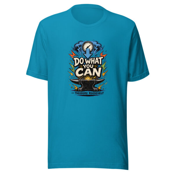 Do What You Can - Theodore Roosevelt Graphic Tee mockup 1 Do What You Can - Theodore Roosevelt Graphic Tee front view