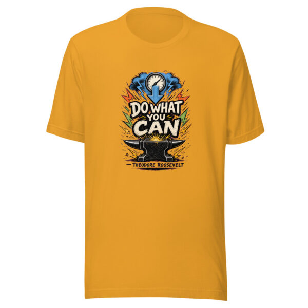 Do What You Can - Theodore Roosevelt Graphic Tee mockup 2 Do What You Can - Theodore Roosevelt Graphic Tee mockup 2