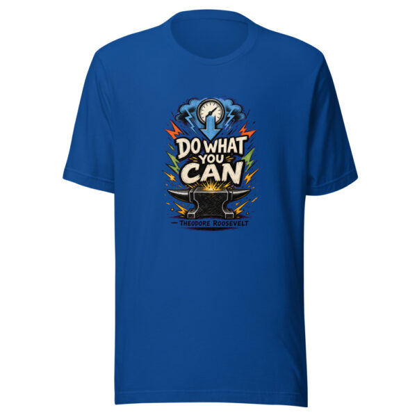 Do What You Can - Theodore Roosevelt Graphic Tee mockup 3 Do What You Can - Theodore Roosevelt Graphic Tee mockup 3