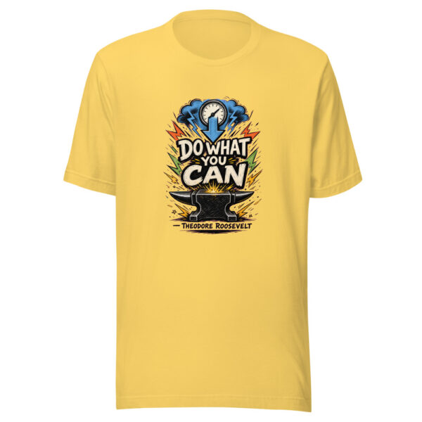 Do What You Can - Theodore Roosevelt Graphic Tee mockup 6 Do What You Can - Theodore Roosevelt Graphic Tee mockup 6