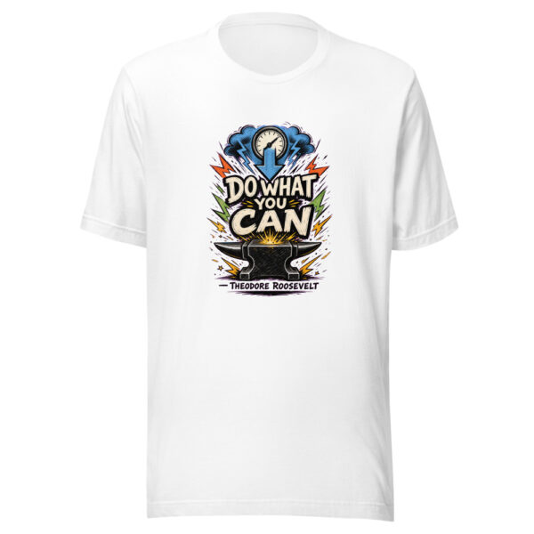 Do What You Can - Theodore Roosevelt Graphic Tee mockup 8 Do What You Can - Theodore Roosevelt Graphic Tee mockup 8