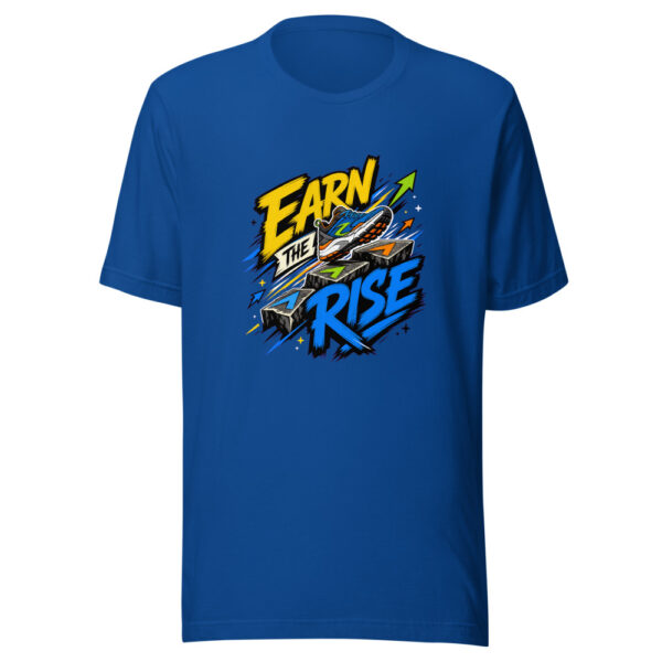 Earn The Rise Graphic Tee mockup 1 Earn The Rise Graphic Tee front view