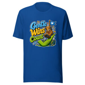 Gentle Wins Count Graphic Tee mockup 1 Gentle Wins Count Graphic Tee front view