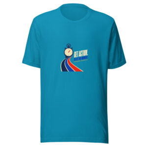 Get Action. Seize The Moment. — Theodore Roosevelt Get-action Graphic Tee mockup 1 Get Action. Seize The Moment. — Theodore Roosevelt Get-action Graphic Tee front view