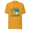 Gold Star Progress Graphic Tee mockup 3