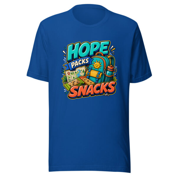Hope Packs Snacks Graphic Tee mockup 1 Hope Packs Snacks Graphic Tee front view