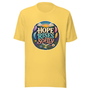 HOPE RISES SOFTLY Heartbeat-20260623-codex-fallback Graphic Tee mockup 1 HOPE RISES SOFTLY Heartbeat-20260623-codex-fallback Graphic Tee front view