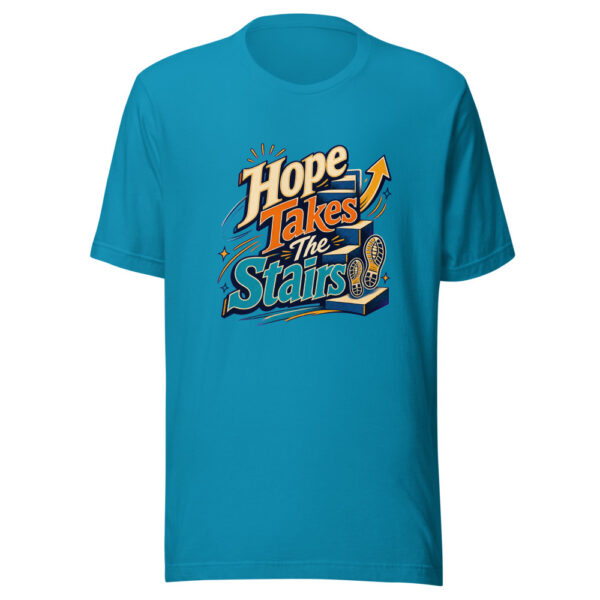 Hope Takes The Stairs Heartbeat-20260629T122650Z Graphic Tee mockup 1 Hope Takes The Stairs Heartbeat-20260629T122650Z Graphic Tee front view
