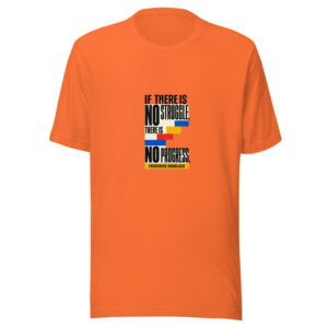 If There Is No Struggle There Is No Progress - Frederick Douglass No-struggle-no-progress Graphic Tee front view