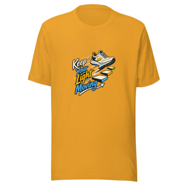 Keep Your Light Moving Graphic Tee mockup 2 Keep Your Light Moving Graphic Tee mockup 2