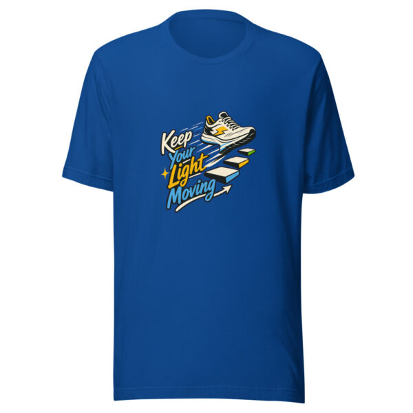 Keep Your Light Moving Graphic Tee mockup 3 Keep Your Light Moving Graphic Tee mockup 3