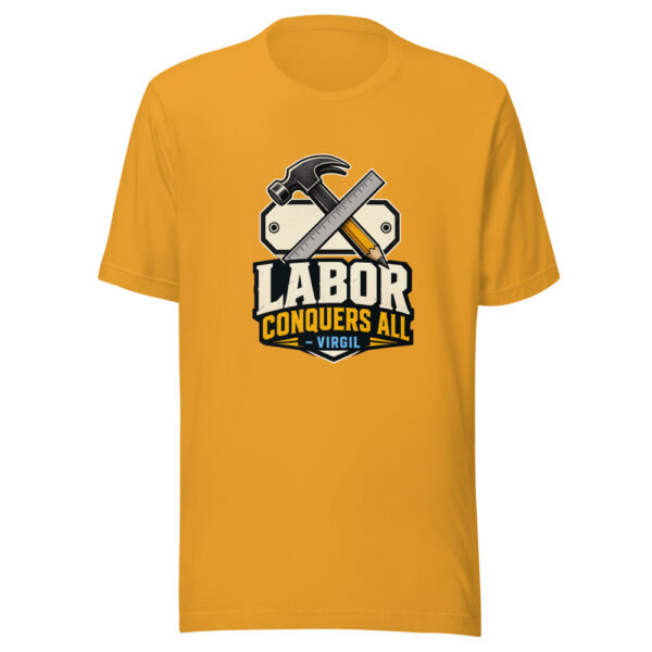 Labor Conquers All - Virgil Graphic Tee front view