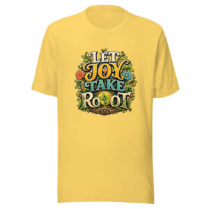 LET JOY TAKE ROOT Heartbeat-20260622-codex-fallback Graphic Tee mockup 1 LET JOY TAKE ROOT Heartbeat-20260622-codex-fallback Graphic Tee front view