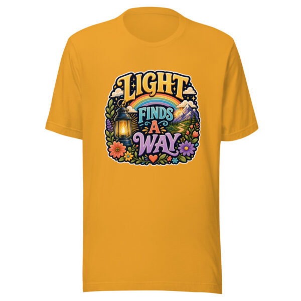 LIGHT FINDS A WAY Heartbeat-20260623-codex-fallback Graphic Tee mockup 1 LIGHT FINDS A WAY Heartbeat-20260623-codex-fallback Graphic Tee front view