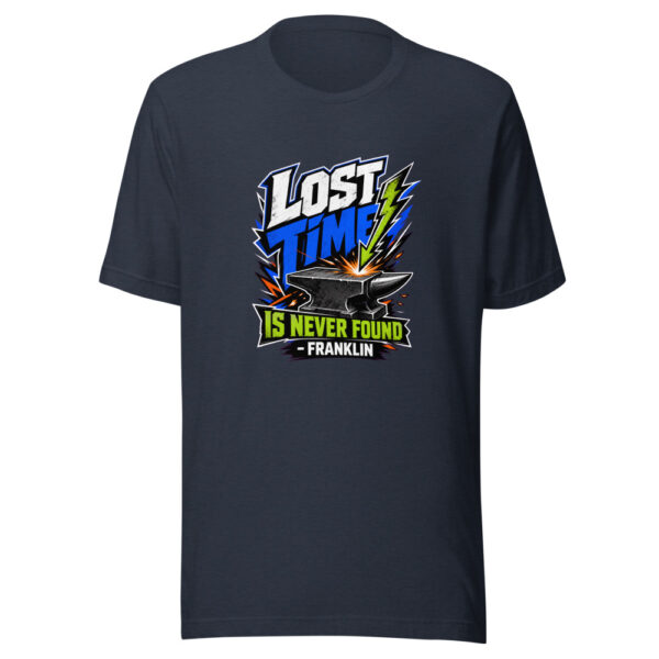 Lost Time Is Never Found - Franklin Graphic Tee mockup 13 Lost Time Is Never Found - Franklin Graphic Tee mockup 13