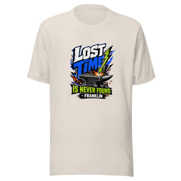 Lost Time Is Never Found - Franklin Graphic Tee mockup 14 Lost Time Is Never Found - Franklin Graphic Tee mockup 14