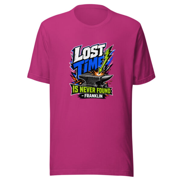 Lost Time Is Never Found - Franklin Graphic Tee mockup 15 Lost Time Is Never Found - Franklin Graphic Tee mockup 15