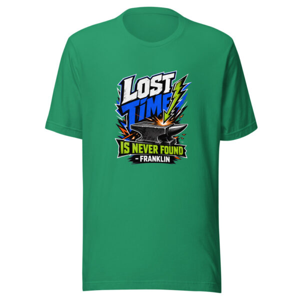 Lost Time Is Never Found - Franklin Graphic Tee mockup 16 Lost Time Is Never Found - Franklin Graphic Tee mockup 16