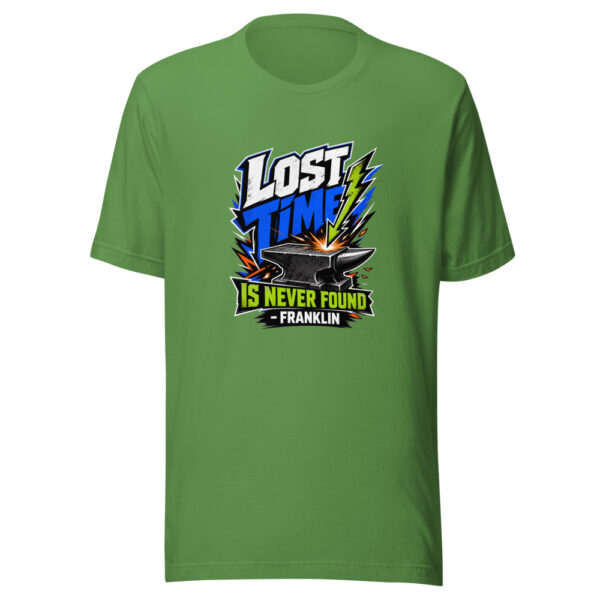 Lost Time Is Never Found - Franklin Graphic Tee mockup 17 Lost Time Is Never Found - Franklin Graphic Tee mockup 17
