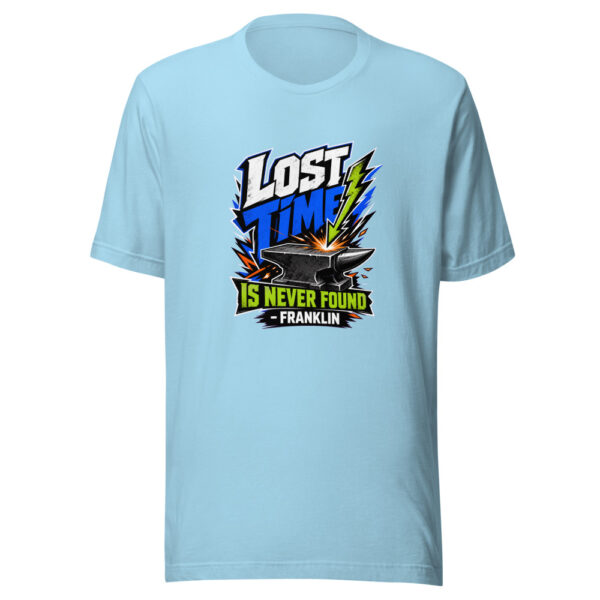 Lost Time Is Never Found - Franklin Graphic Tee mockup 18 Lost Time Is Never Found - Franklin Graphic Tee mockup 18