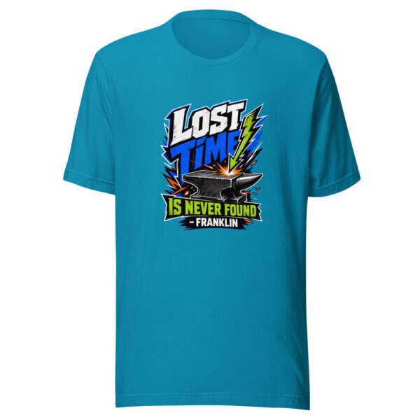 Lost Time Is Never Found - Franklin Graphic Tee mockup 2 Lost Time Is Never Found - Franklin Graphic Tee mockup 2