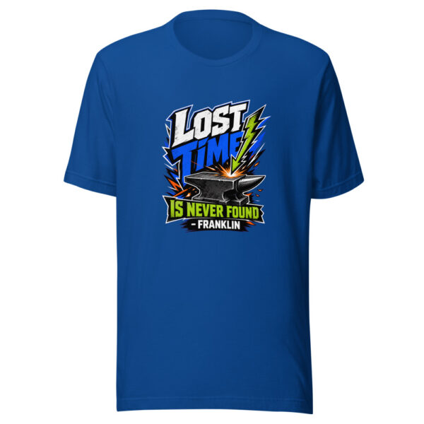 Lost Time Is Never Found - Franklin Graphic Tee mockup 4 Lost Time Is Never Found - Franklin Graphic Tee mockup 4