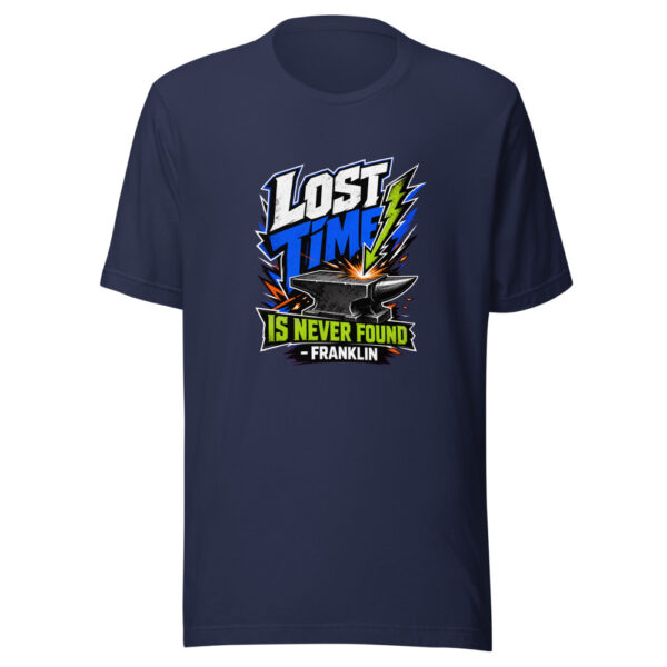 Lost Time Is Never Found - Franklin Graphic Tee mockup 9 Lost Time Is Never Found - Franklin Graphic Tee mockup 9