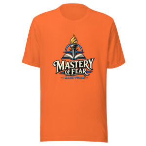 Mastery Of Fear - Mark Twain Graphic Tee front view