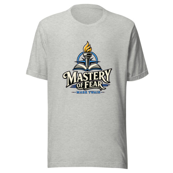 Mastery Of Fear - Mark Twain Graphic Tee mockup 11 Mastery Of Fear - Mark Twain Graphic Tee mockup 11