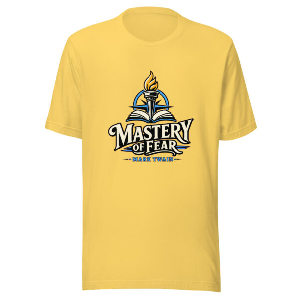 Mastery Of Fear - Mark Twain Graphic Tee mockup 6 Mastery Of Fear - Mark Twain Graphic Tee mockup 6