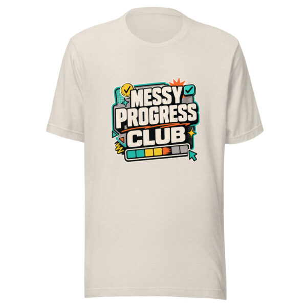 Messy Progress Club Heartbeat-20260630T134514Z Graphic Tee mockup 14