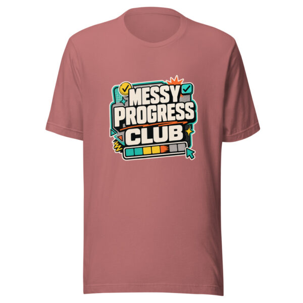 Messy Progress Club Heartbeat-20260630T134514Z Graphic Tee mockup 21